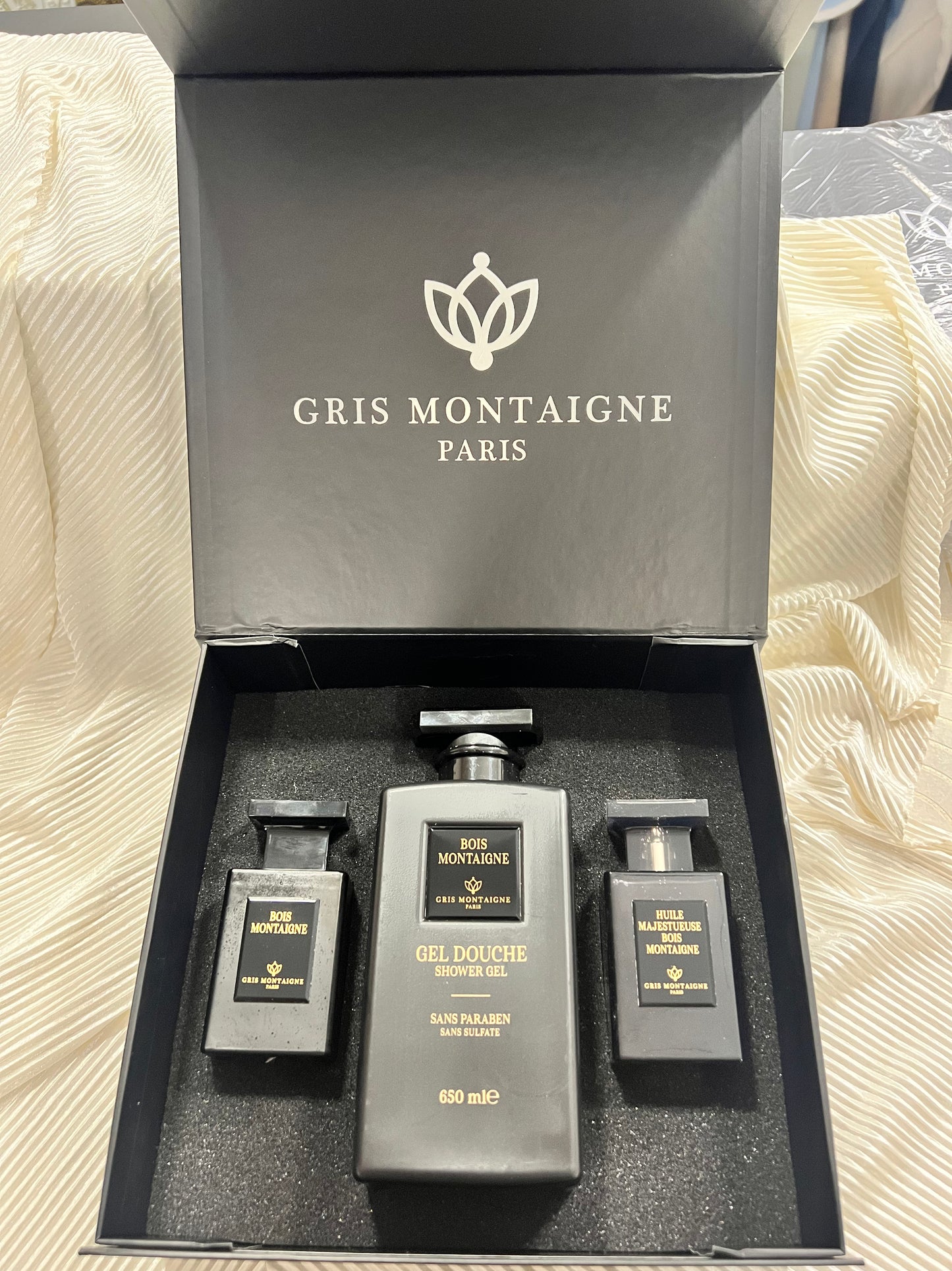 Coffrets gris Montaigne bois 🪵