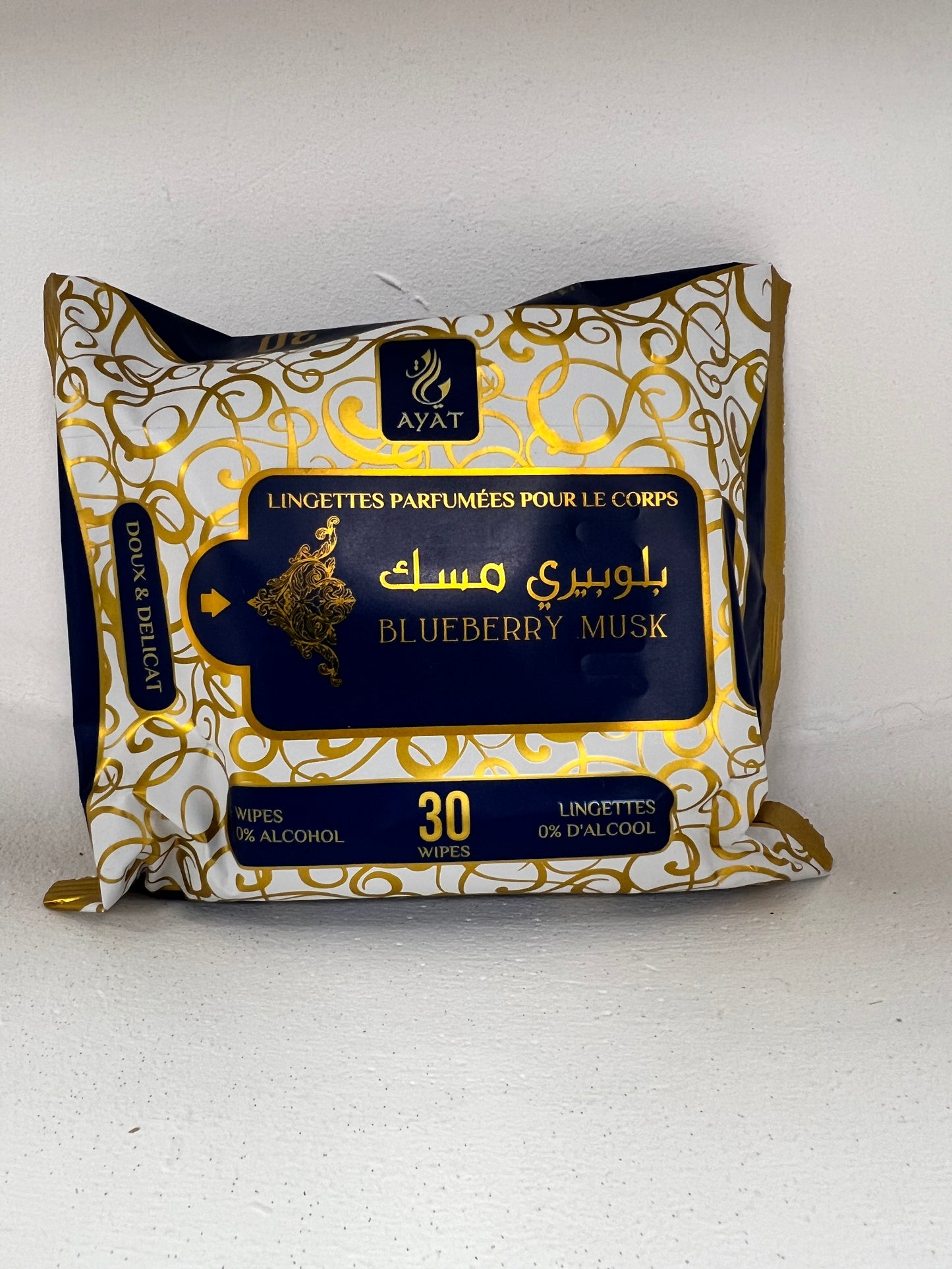 Lingette nettoyante Blueberry Musc