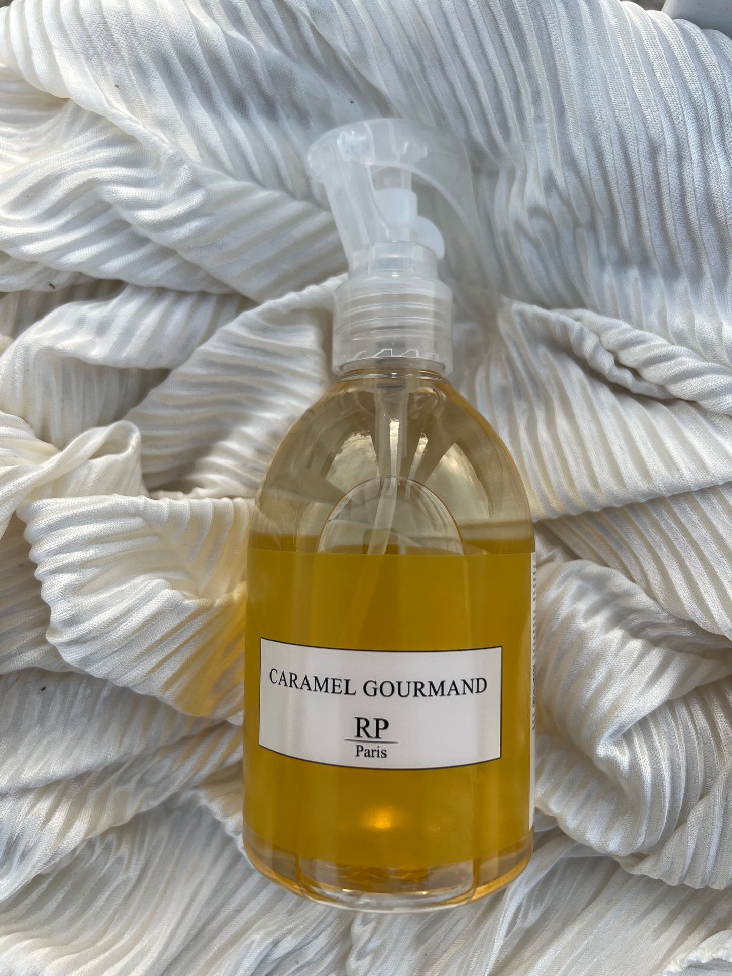 Spray textile, caramel, gourmand