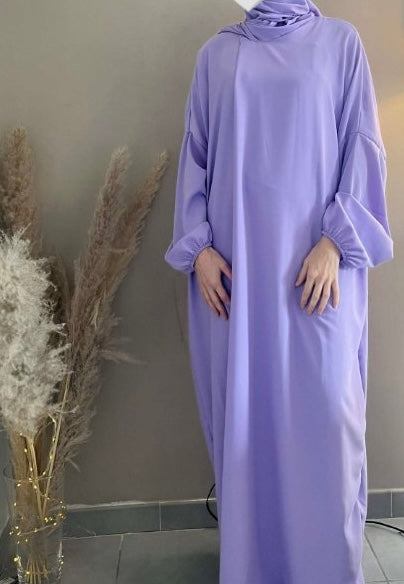 Abaya Mauve Douce