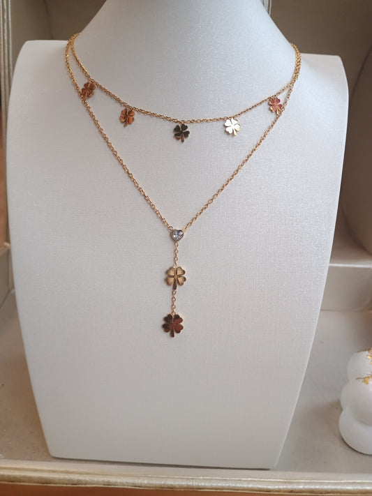 Collier trèfle