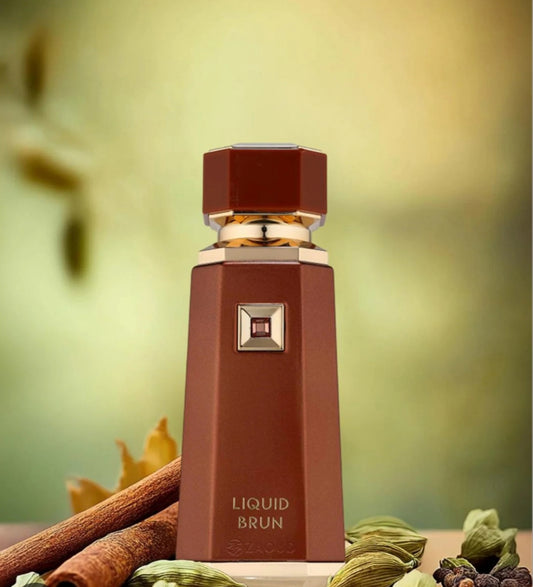 Brown liquid