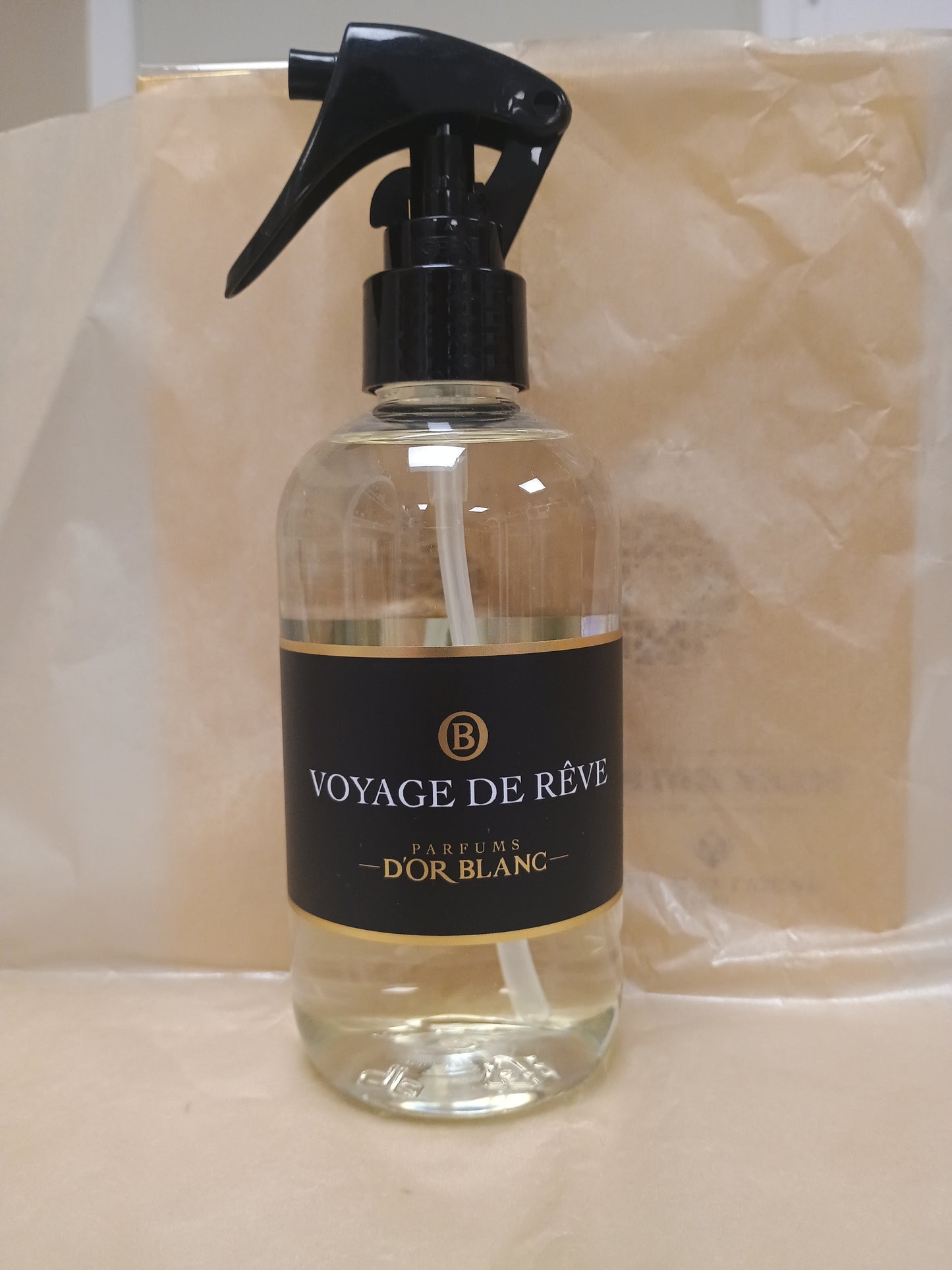 Spray d'ambiance voyage de rêve - parfums d'or blanc
