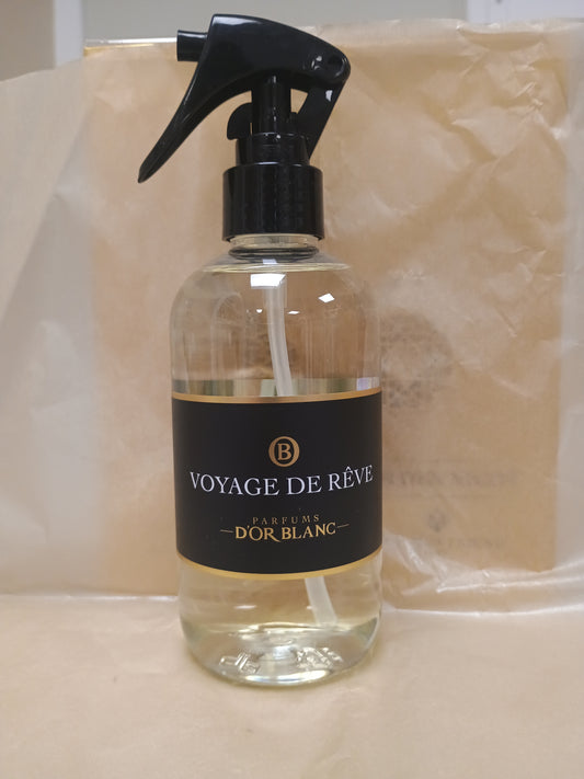 Spray d'ambiance voyage de rêve - parfums d'or blanc