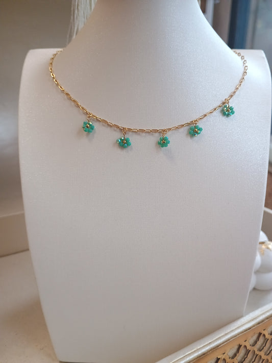 Collier rosa v